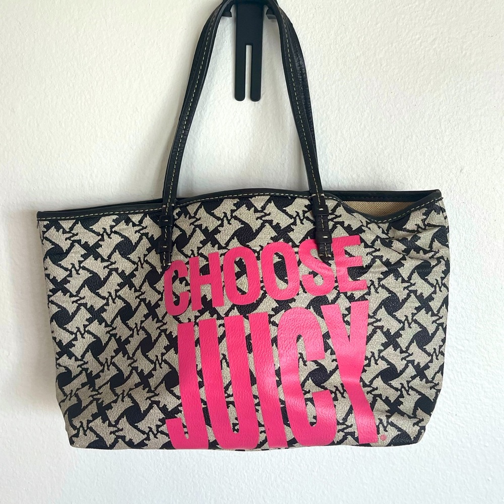 Juicy couture Scottie dog leather purse
